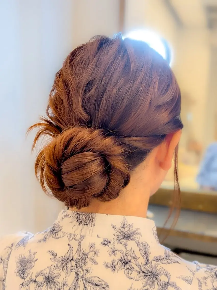 ロング ヘアアレンジ ヘアセット 松岡 大和のヘアスタイル