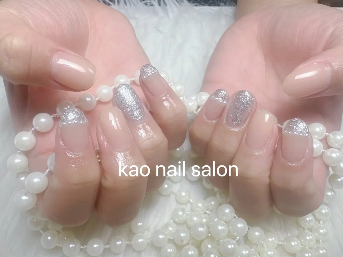 ネイル ハンドネイル kao nail マグネット/長さだしのネイルデザイン