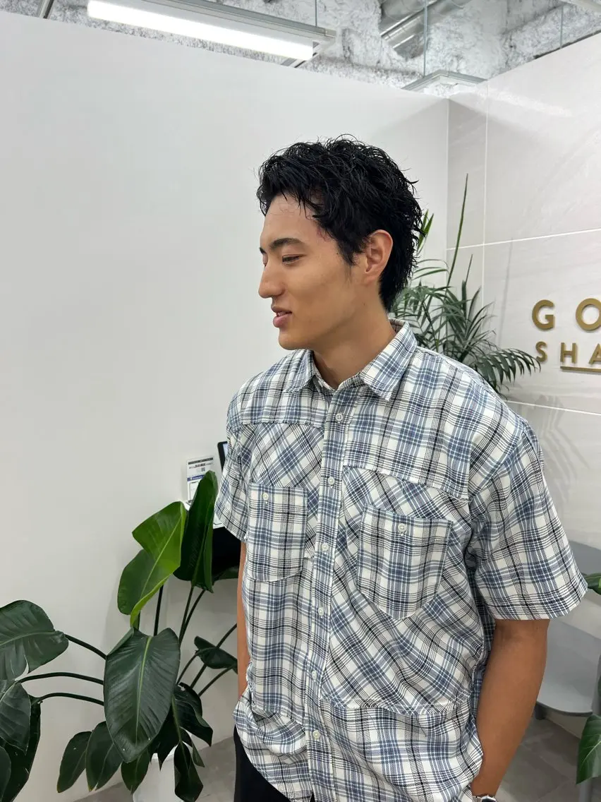 ショート メンズ スパイキーショート くせ毛 ショートヘア カット 🉐メンズヘア特化 men's/ケンイチのヘアスタイル