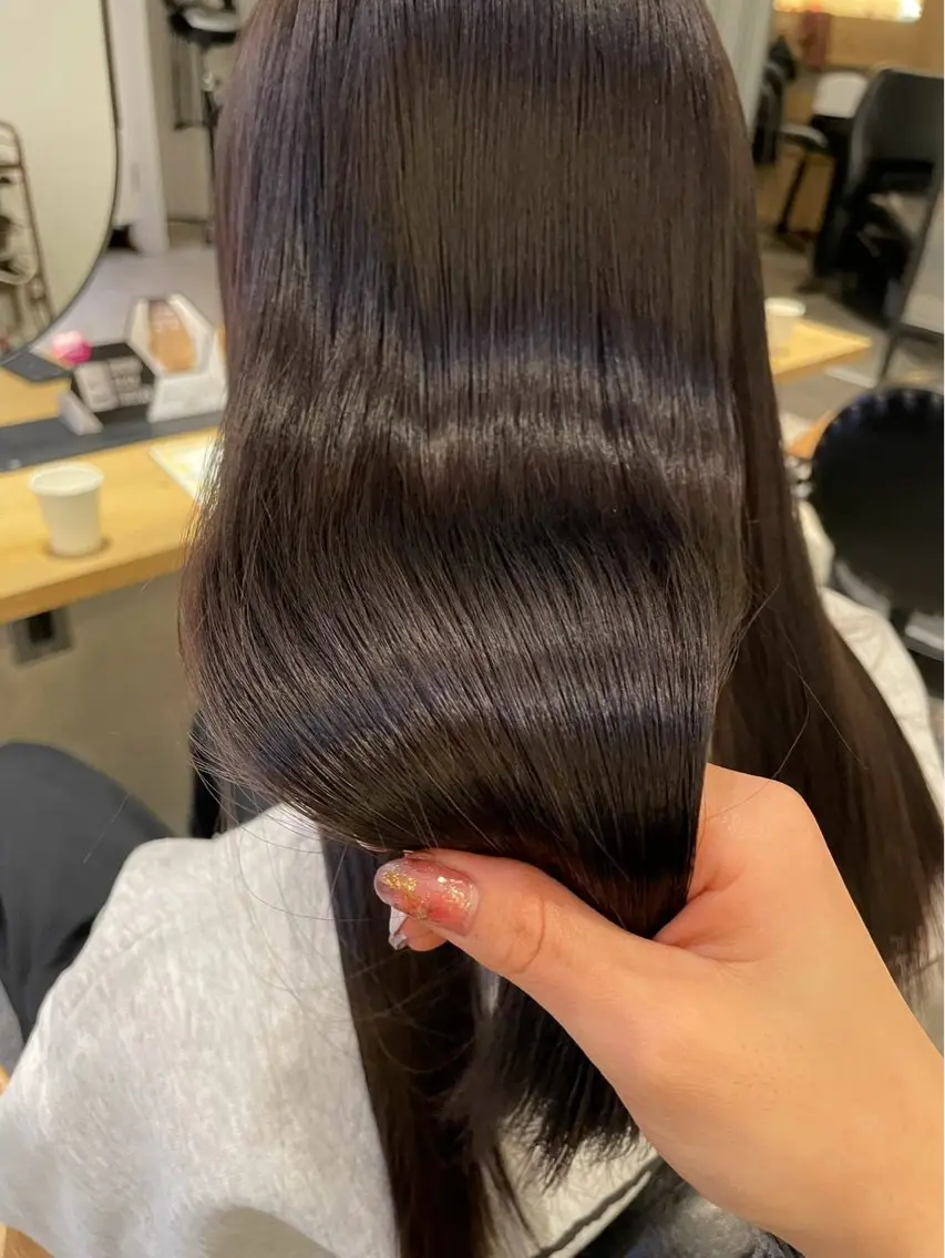 セミロング 縮毛矯正 縮毛矯正 Uehara kenのヘアスタイル