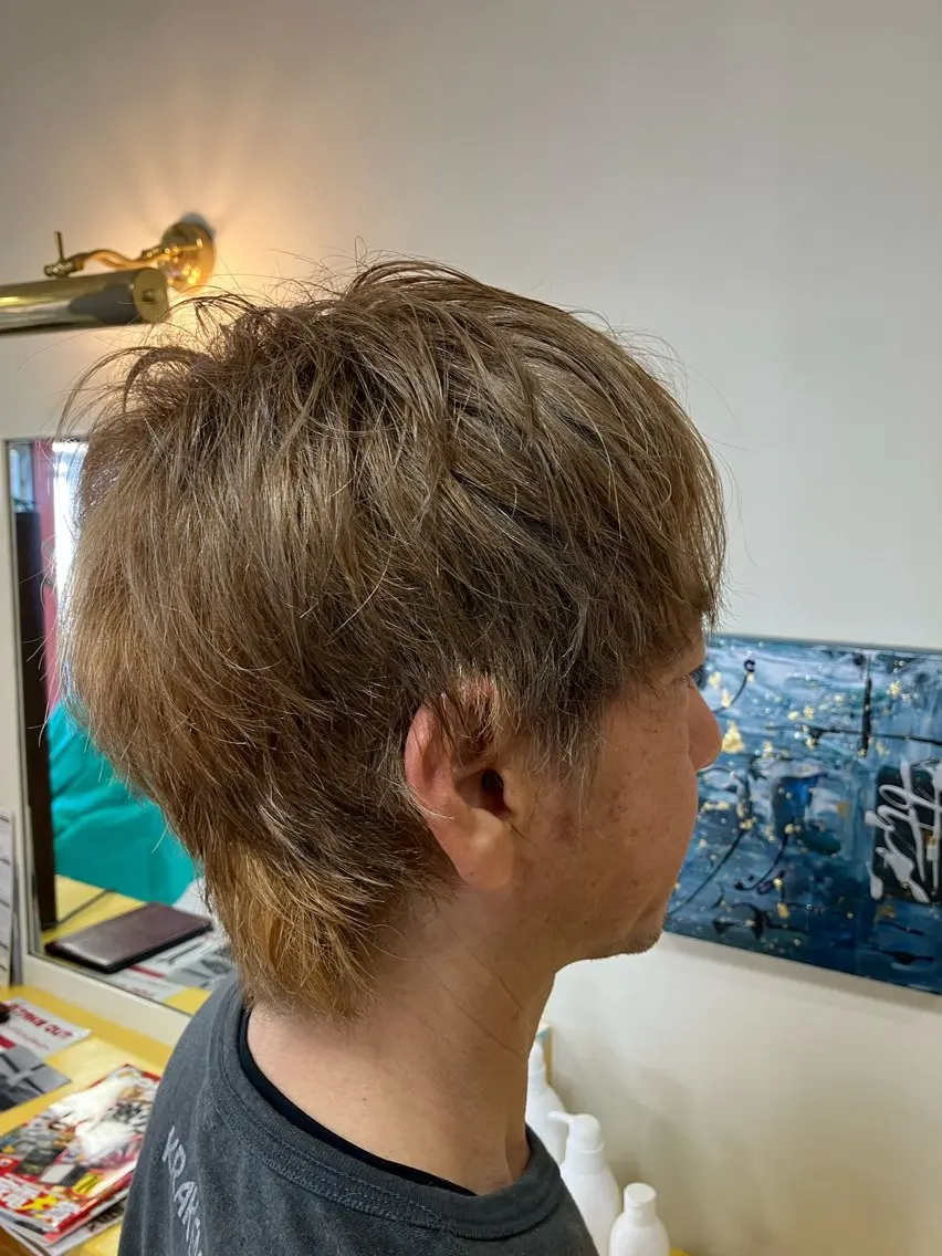 ショート カラー メンズ 横田 尚登のヘアスタイル