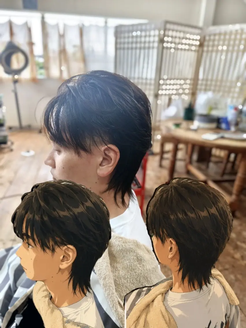 メンズ カット タカハシ ユウヤのヘアスタイル