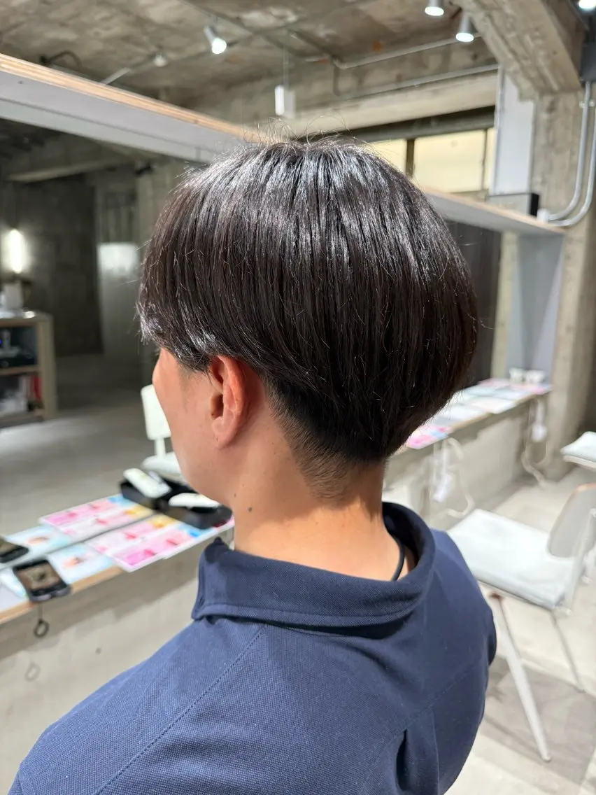 ショート カット 夏見 柚羽のヘアスタイル