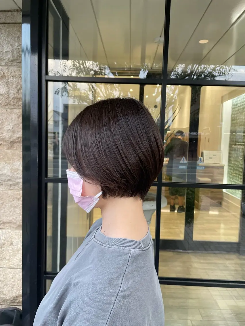 ショート ショートボブ ボブ ショートヘア 田中 あかりのヘアスタイル