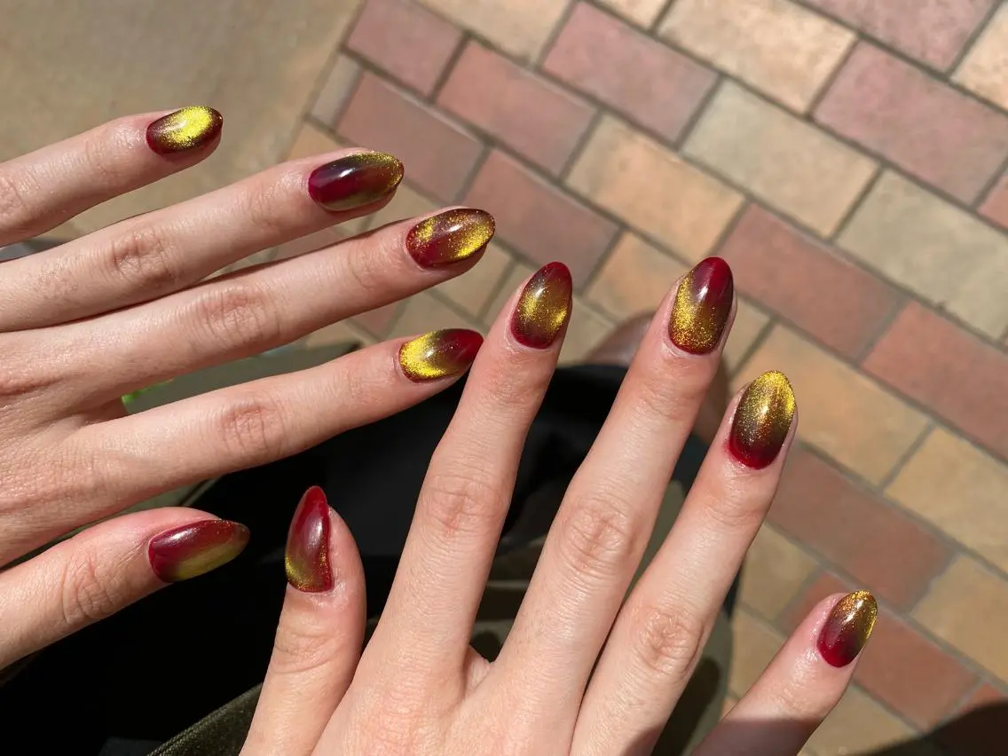 ネイル 卒業式 マグネットネイル nailsalon ∞ ﾐｶﾅﾙ ∞のネイルデザイン