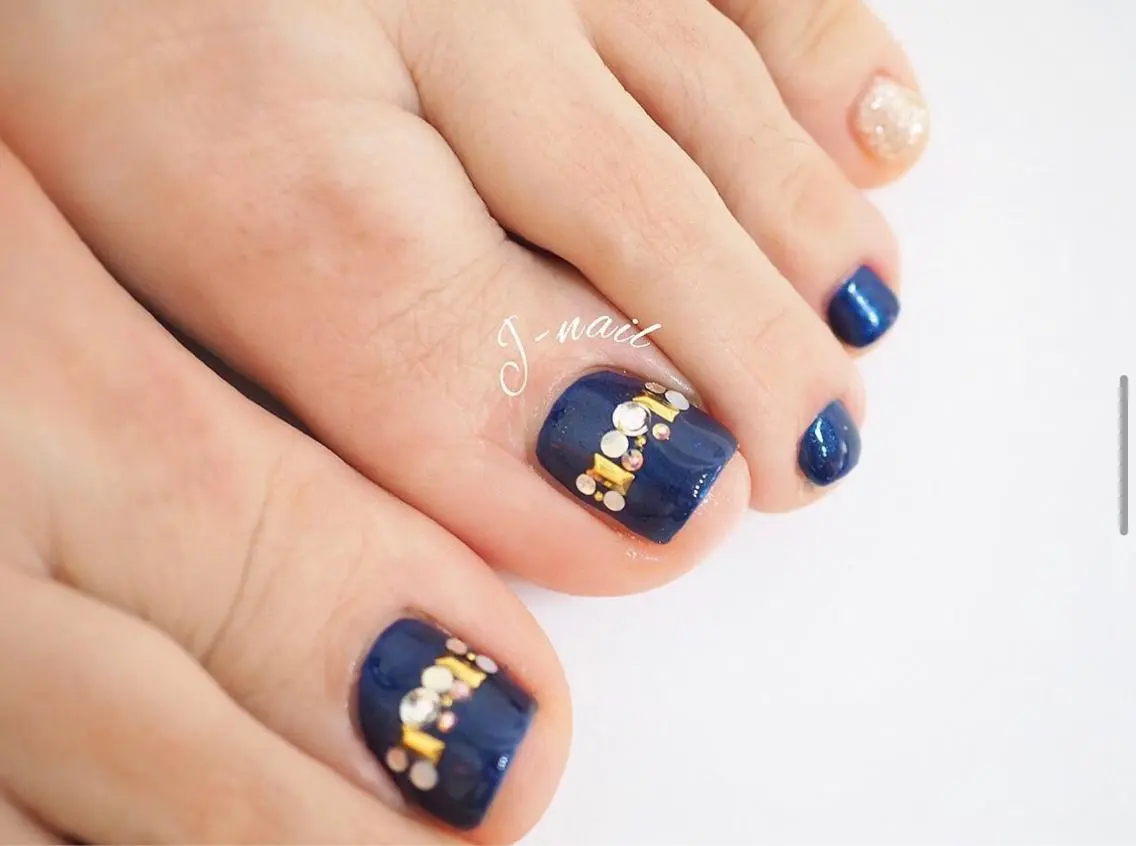 ネイル フットネイル 春ネイル J-nail satoのネイルデザイン