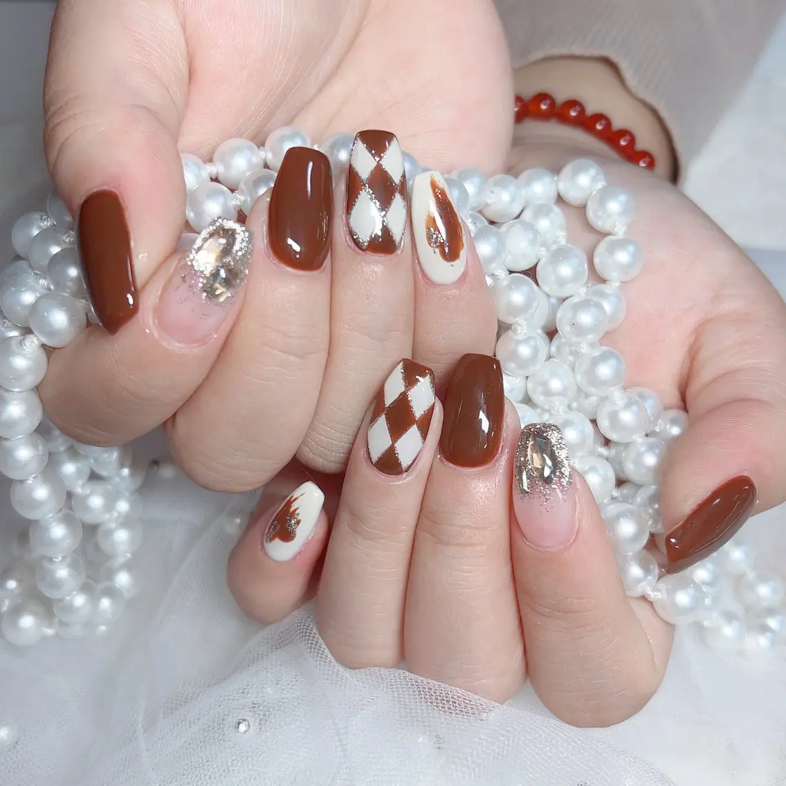 ネイル ハンドネイル M 🌷Nail 長さだし専門店のネイルデザイン