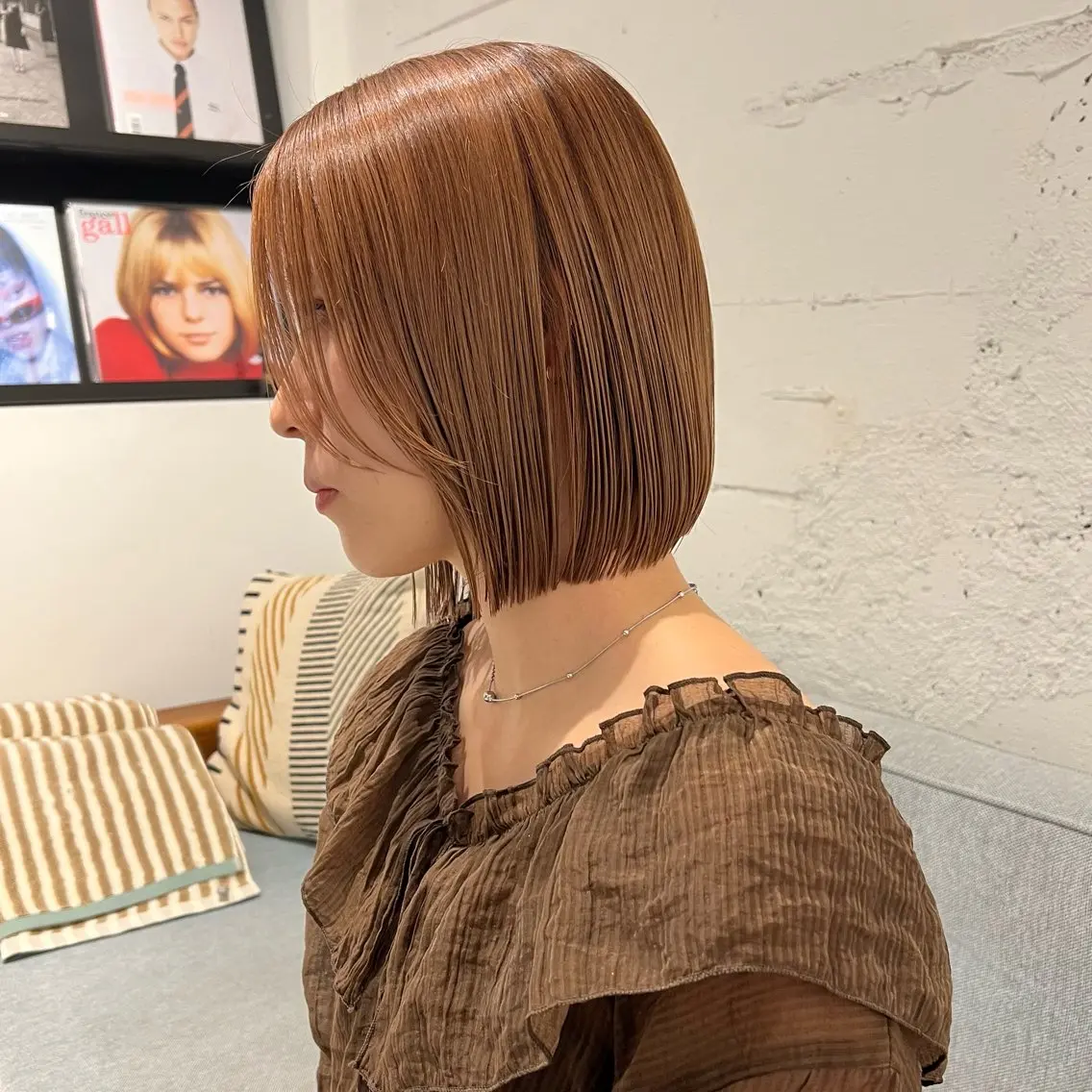 ショート 峯田 優花のヘアスタイル