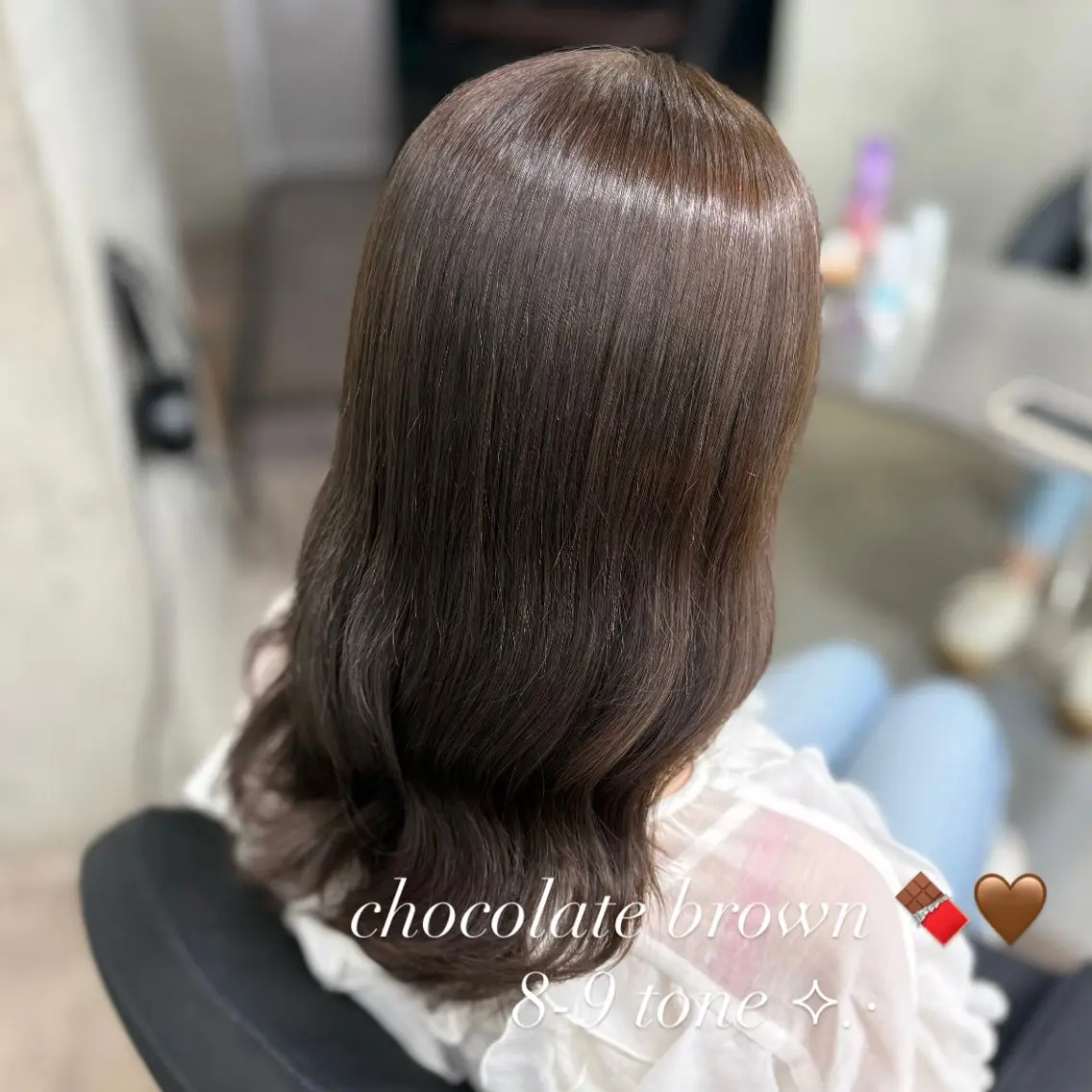 セミロング カラー ヘアカラー トリートメント miyu ✧のヘアスタイル