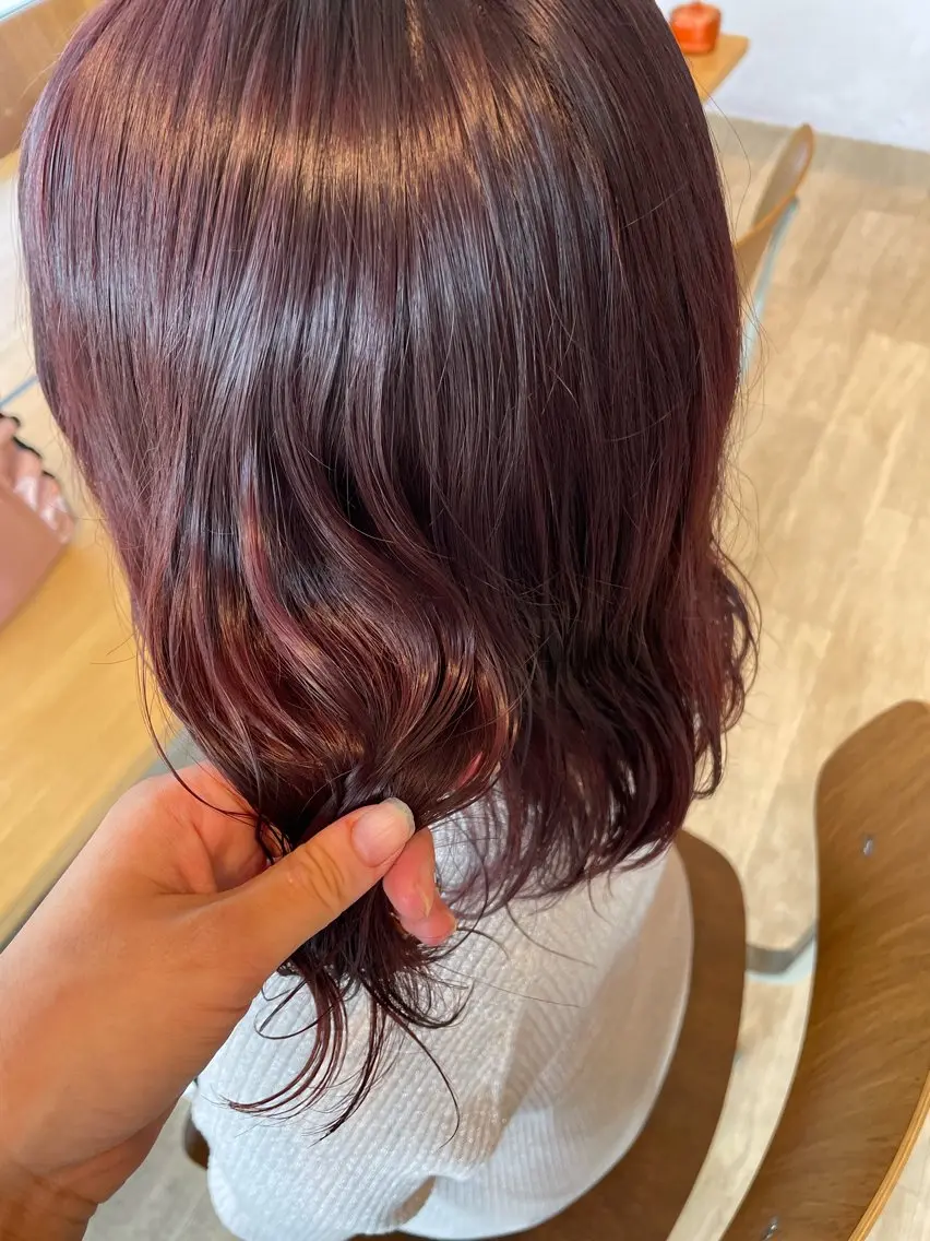 ミディアム カット ヘアカラー anuenue🌿 西村砂羽のヘアスタイル