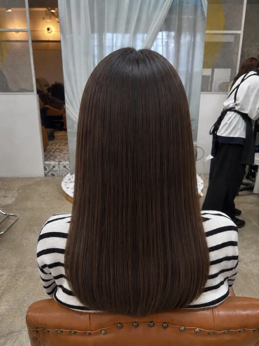 カラー ヘアカラー トリートメント 山田 萌香のヘアスタイル
