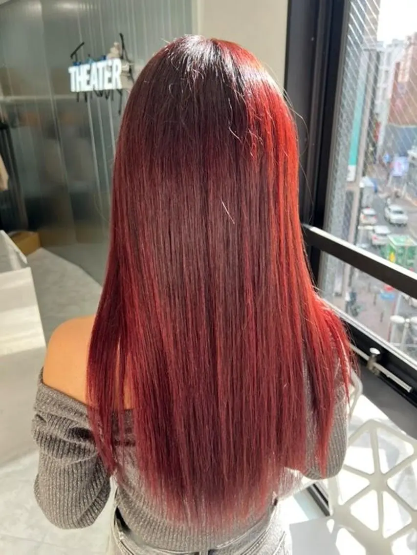 カラー ブリーチ ヘアカラー トリートメント 🍒renka🍒 ボブ/ショート/暖色のヘアスタイル