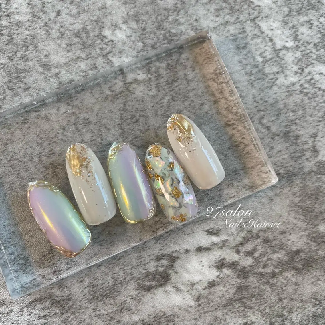 ネイル グラデーション 夏ネイル 27salon yuinaのネイルデザイン