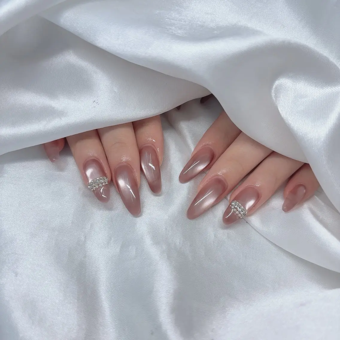 ネイル マグネットネイル ビー玉ネイル ハンドネイル 京橋/ Lance nail Minaのネイルデザイン