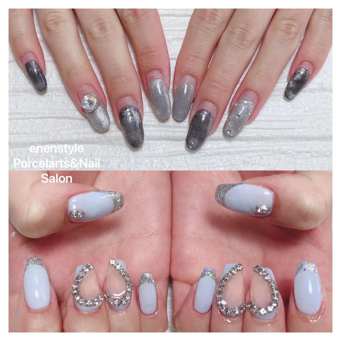 ミディアム ネイル 🐾enen style 🐾のネイルデザイン
