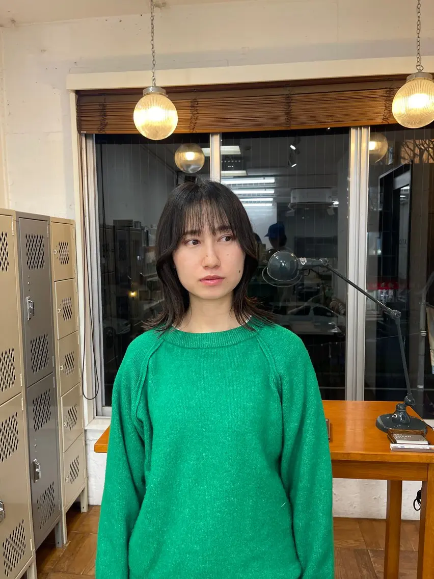 ミディアム レイヤーカット CITA ロナンのヘアスタイル