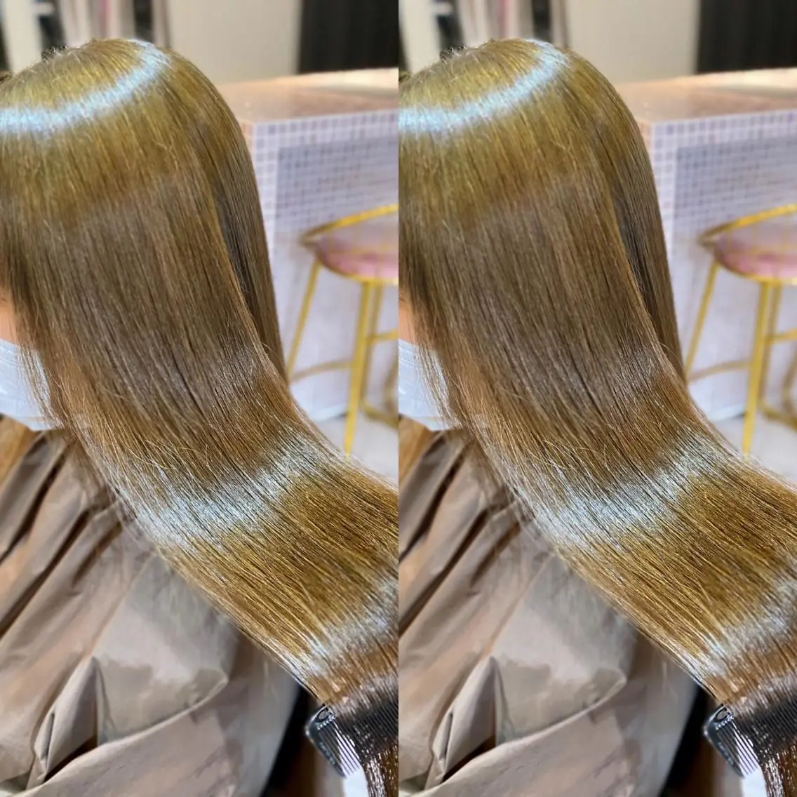 ロング カラー ヘアアレンジ ヘアカラー トリートメント 梅田中崎町髪質改善 /オキヒロト/エコルのヘアスタイル