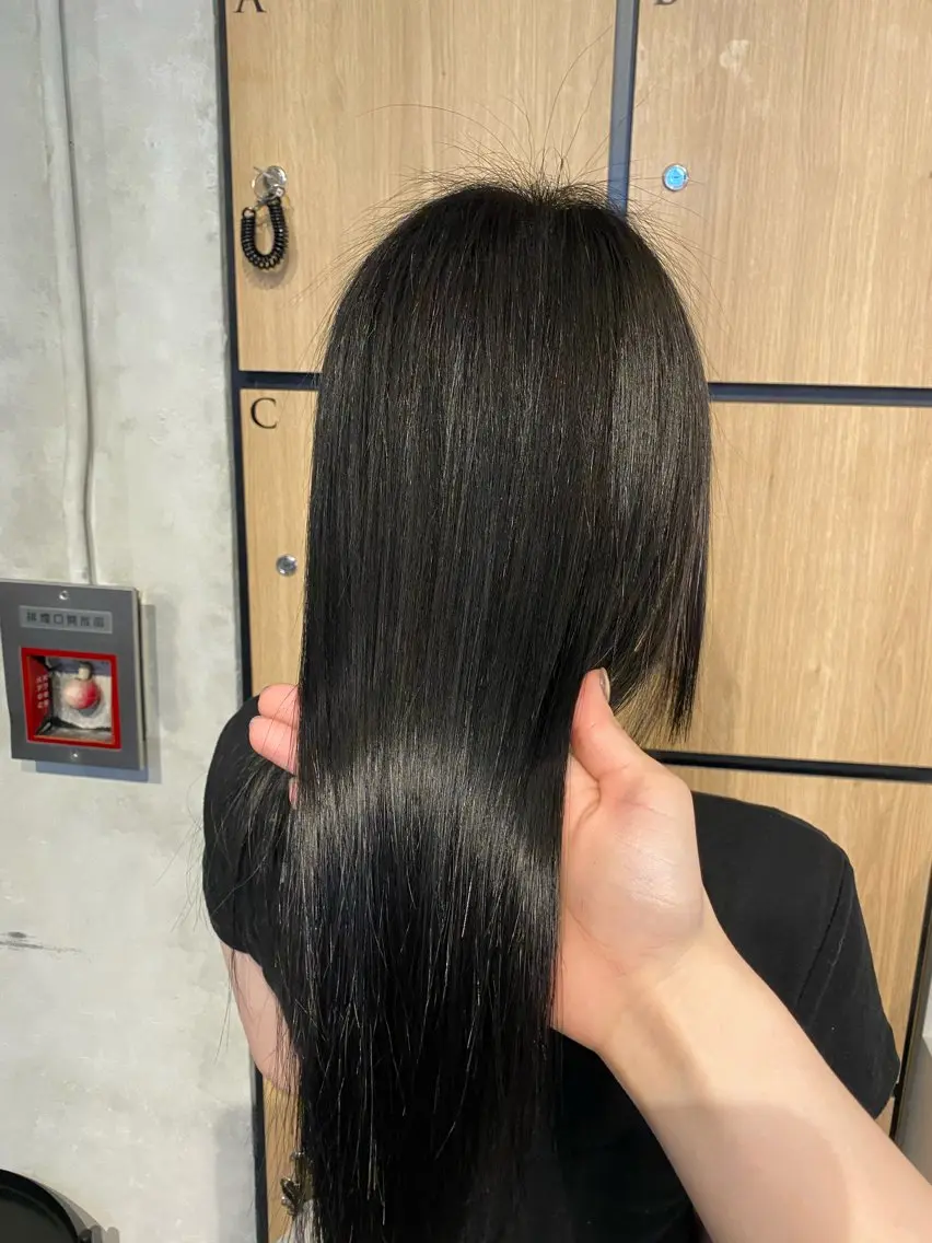 セミロング 縮毛矯正 髪質改善サロン 梅田/ヨナミネのヘアスタイル