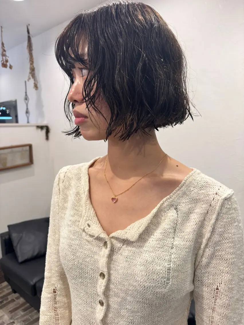 ショート カラー パーマ ボブ レイヤーカット カット ヘアカラー パーマ m ā l o.🌷 サカモトマイコのヘアスタイル