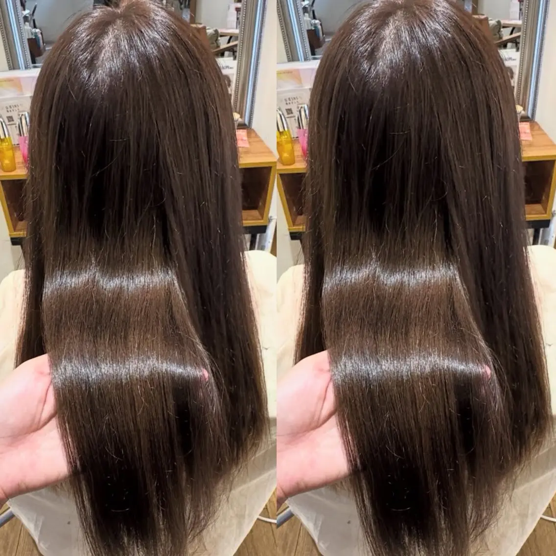 ロング カット ヘアカラー トリートメント 🪞顔周りカット🪞 北里朋子のヘアスタイル