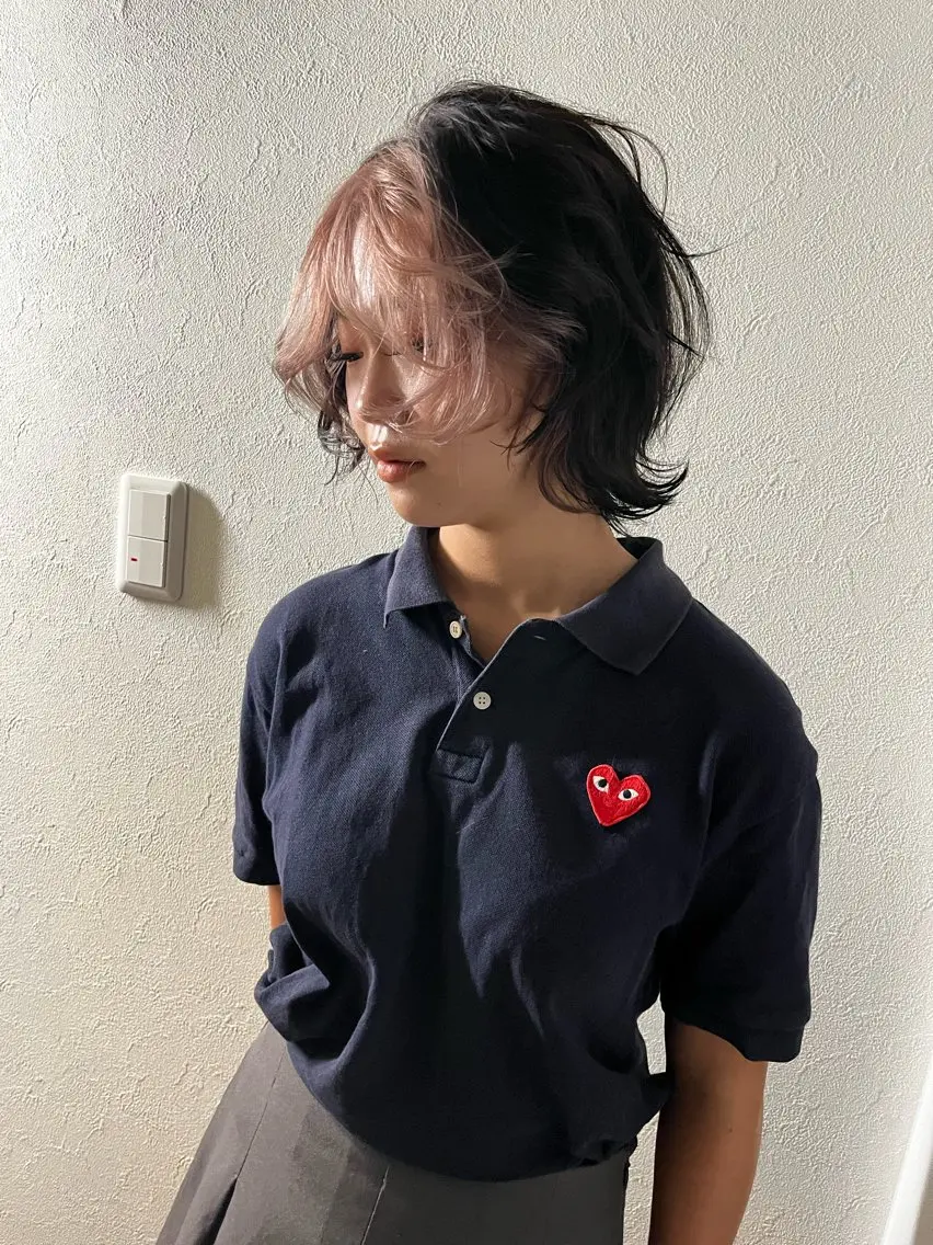 カラー ベージュカラー ブリーチ デザインカラー ダブルカラー ハイトーンカラー 💖艶ハイトーン髪質 改善💖ケンシンのヘアスタイル