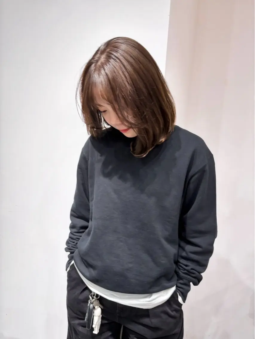 ミディアム ボブ LA.MIU★ 八王子店Mayuのヘアスタイル