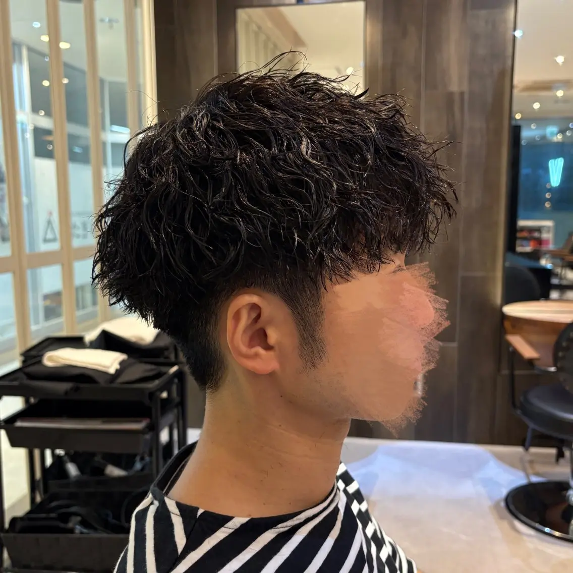 パーマ メンズ カット パーマ 最安値メニュー✨️ sayuri🍓のヘアスタイル