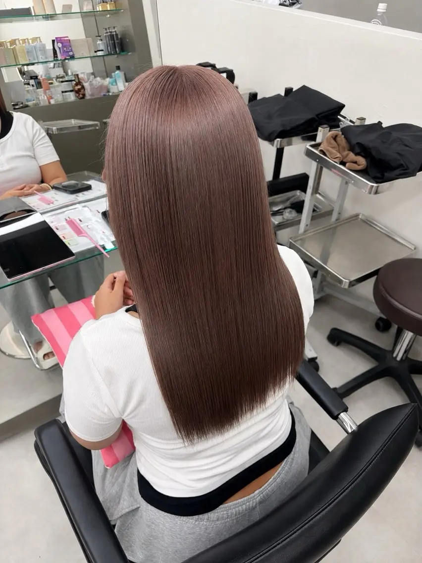 ‼️ミニモ限定価格‼️🩵透明感爆誕Ｗカラー🩵(ブリーチ込み)の写真