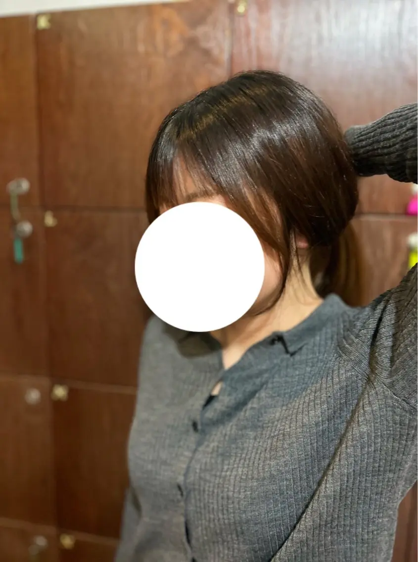 ロング 天使の羽バング・フェザーバング 韓国風ヘア レイヤーカット ロング ローレイヤー 💜ひな💜ブリーチ /透明感/韓国ヘアのヘアスタイル