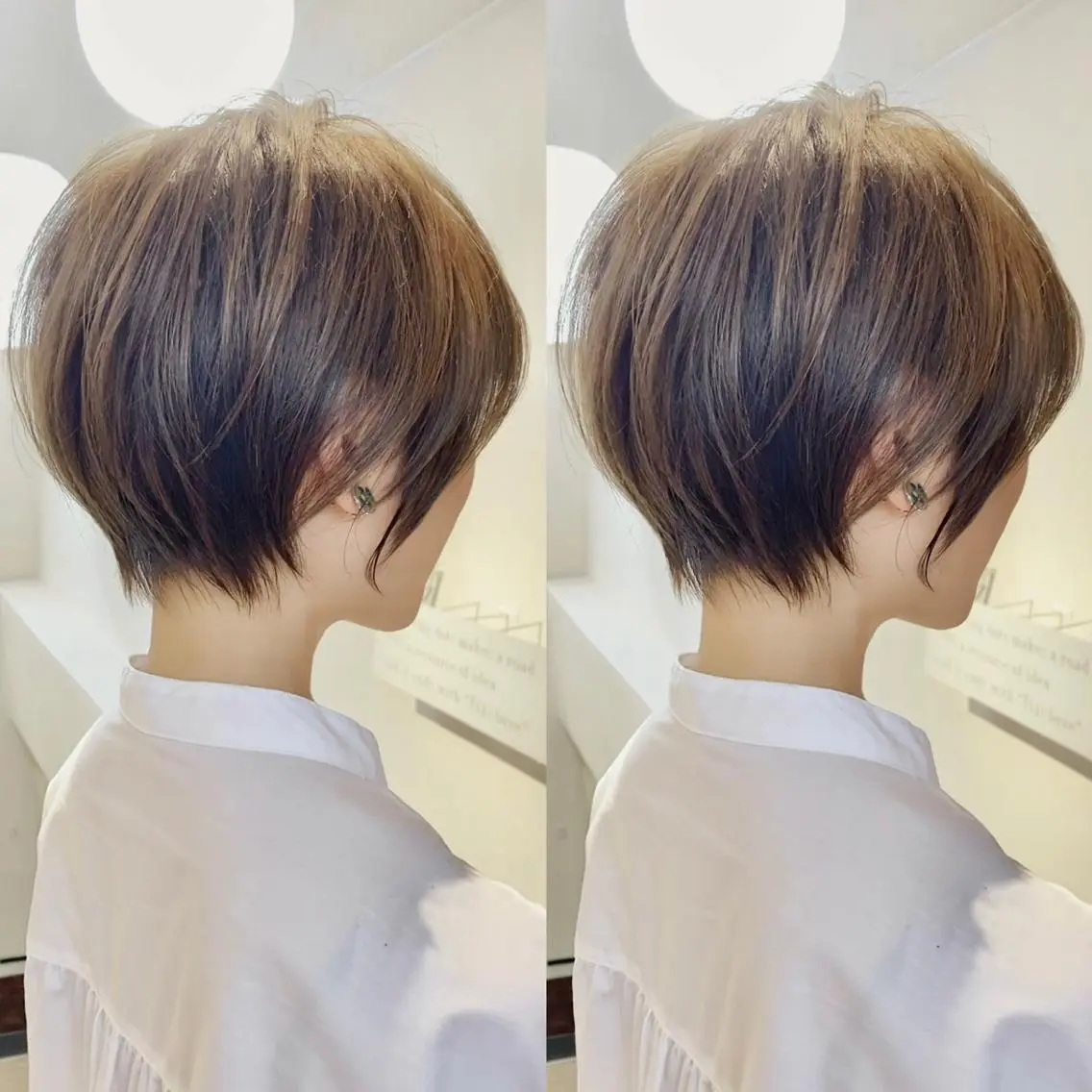 ショート カット トリートメント レイヤー特化 渋谷美容師/れなのヘアスタイル