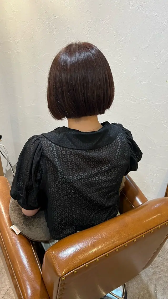 カラー ラベンダーカラー ラベンダーピンク ピンクカラー カット無料｜レイヤー カット｜韓国モテへアのヘアスタイル