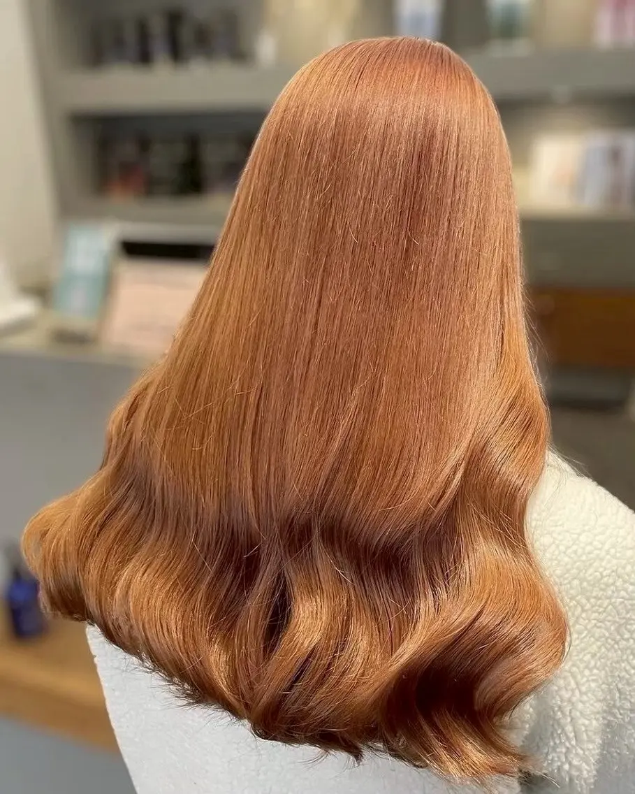 カラー ヘアカラー 岩崎 郁音のヘアスタイル