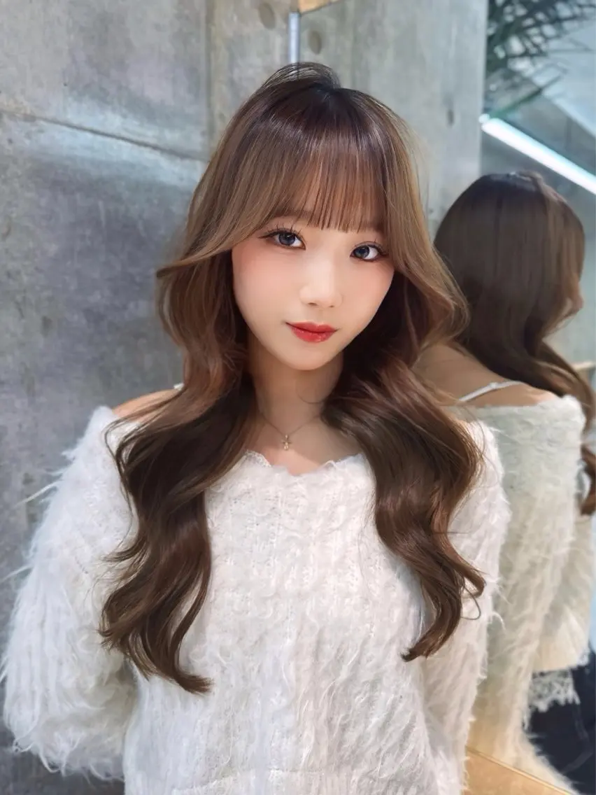ロング カット ヘアカラー トリートメント ゆーだい🇰🇷韓国 🇰🇷×髪質改善のヘアスタイル