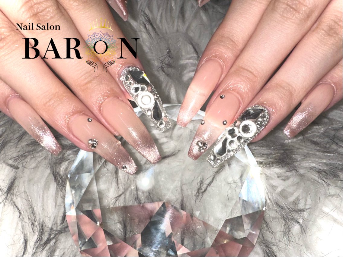 ネイル 持ち込み スカルプネイル ♛BARON♛ YURAのネイルデザイン