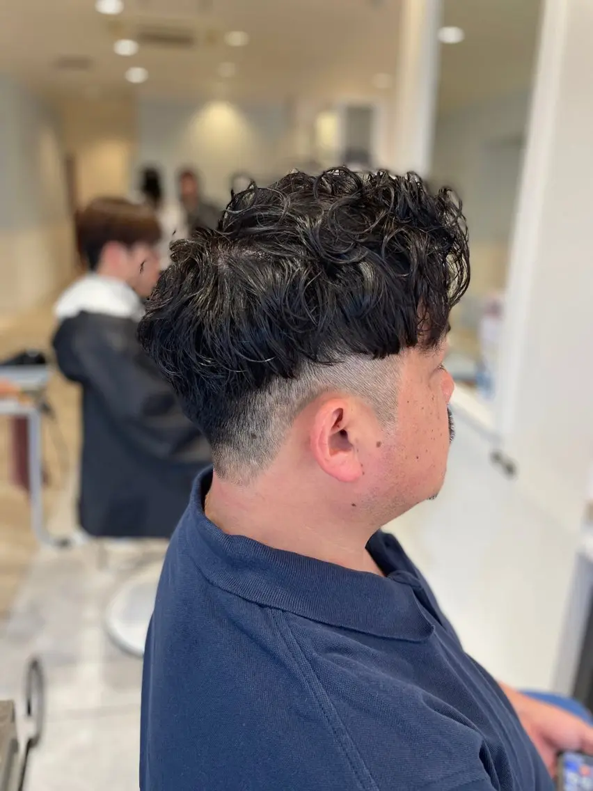 ショート パーマ メンズ カット パーマ メンズパーマ/カット / 古川 諒のヘアスタイル