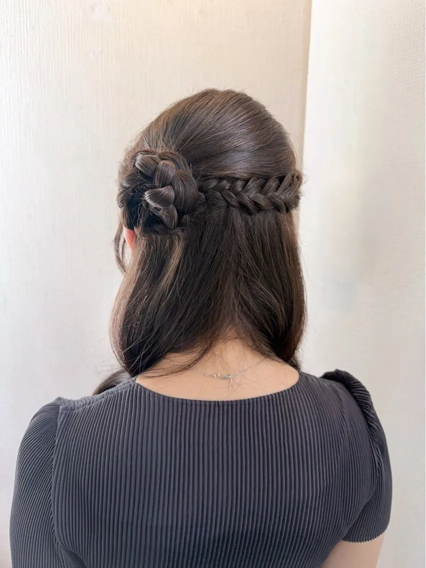 ヘアアレンジ ヘアセット hair make もりした　ゆうのヘアスタイル