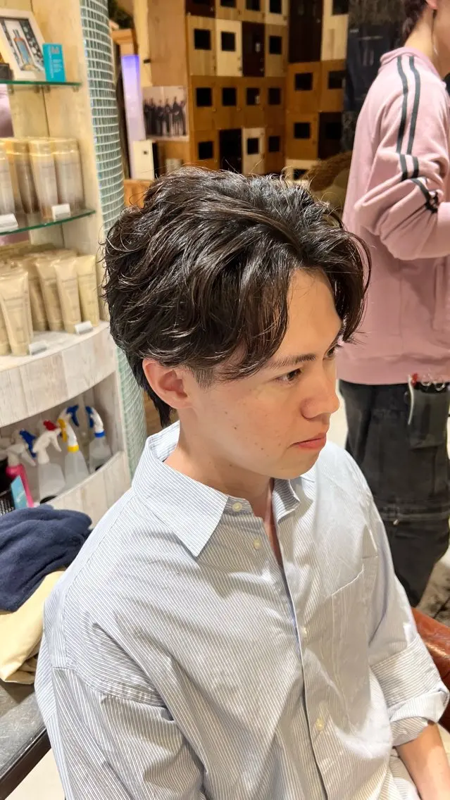パーマ メンズ カット パーマ 新宿/メンズパーマ/ メンズ特化/和田瑞生のヘアスタイル