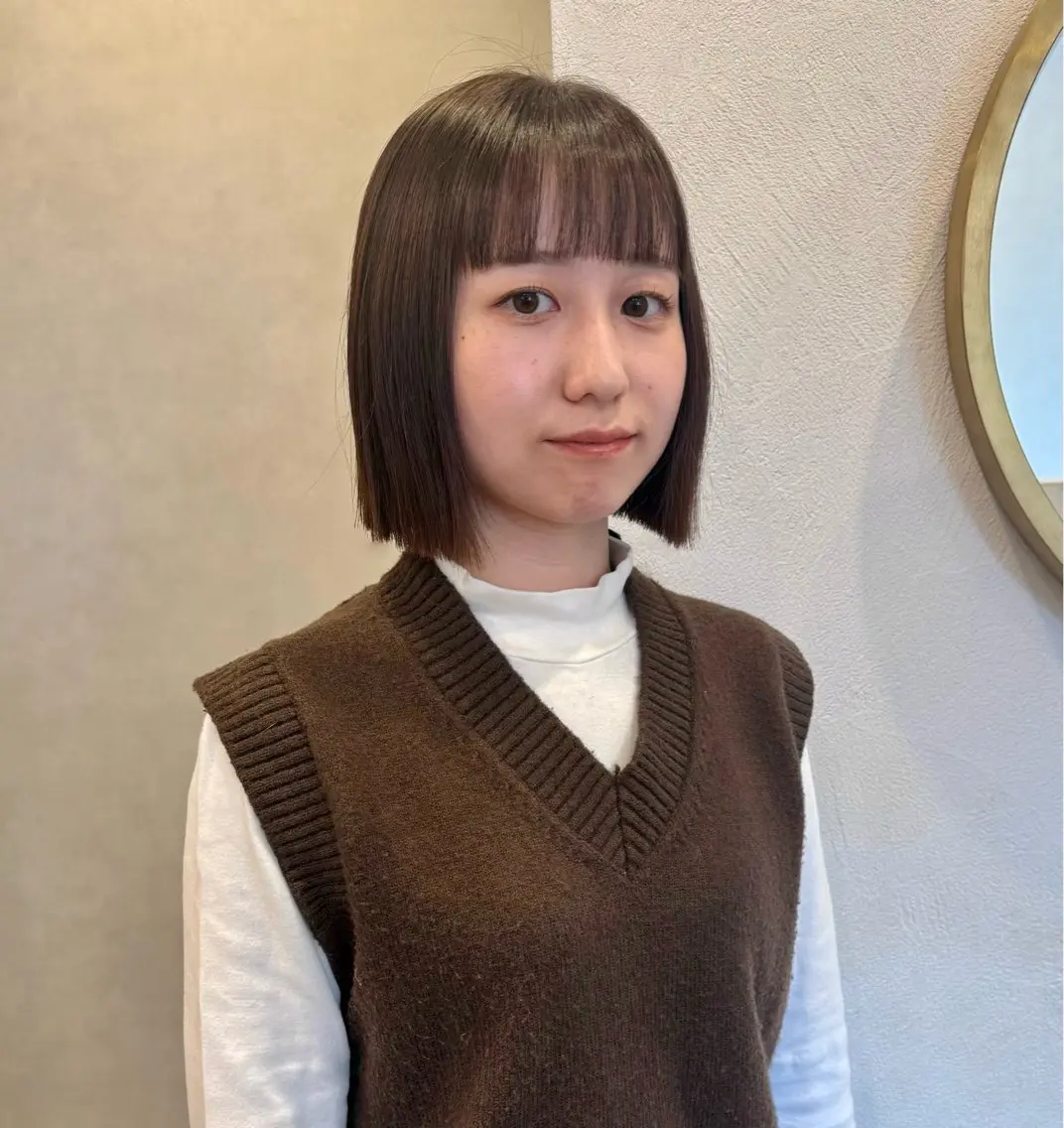ショート カラー ベージュカラー 透明感カラー グレージュ カット ヘアカラー トリートメント Lita./ HIKARI🧁🫧のヘアスタイル