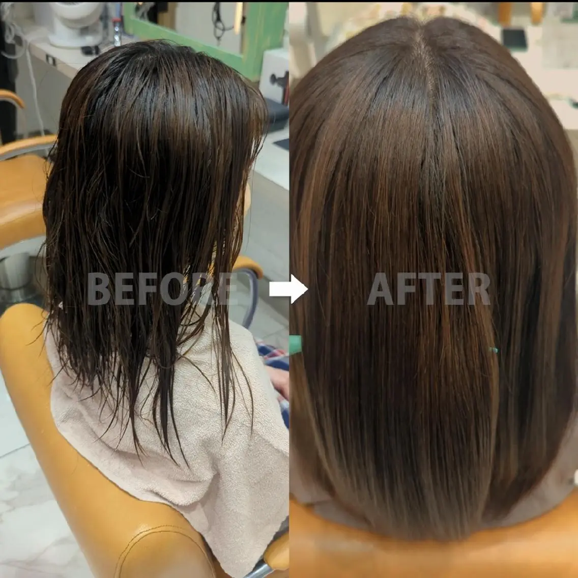 ミディアム 吉村 学のヘアスタイル