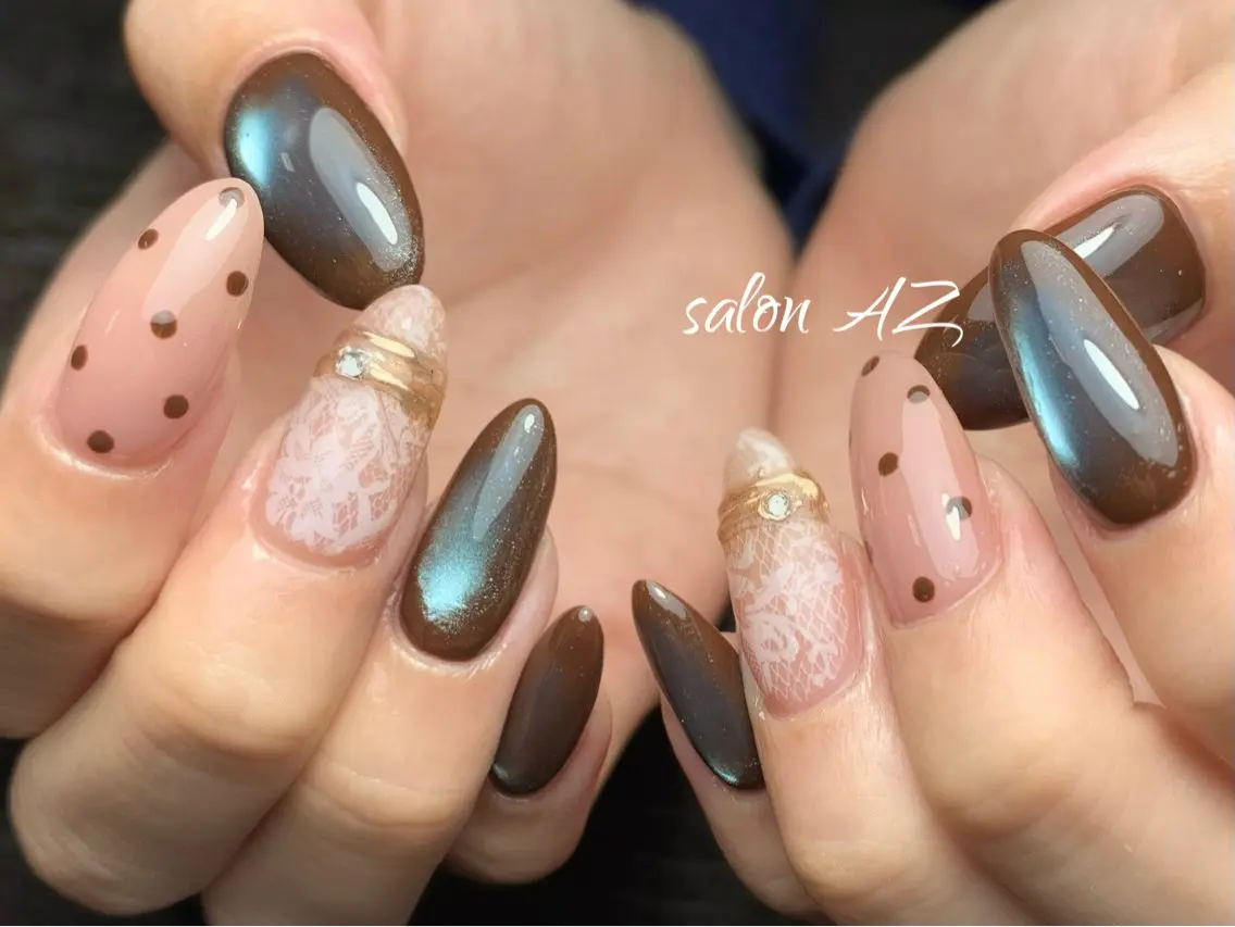 ネイル オフィスネイル ハンドネイル salon AZのネイルデザイン