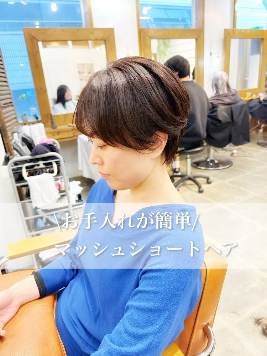 ショート カラー カット ヘアカラー 👑銀座ショート/ 絶壁補正/金子涼👑のヘアスタイル