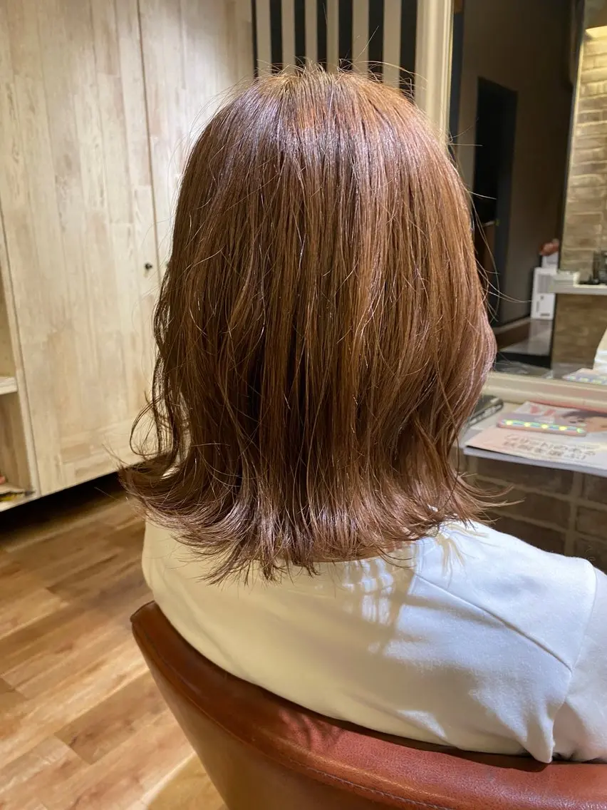 カラー ベージュカラー ヘアカラー トリートメント マエダ マサシのヘアスタイル