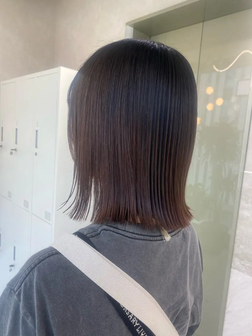 ミディアム カット ヘアカラー トリートメント bio(ビオ) 博多のヘアスタイル