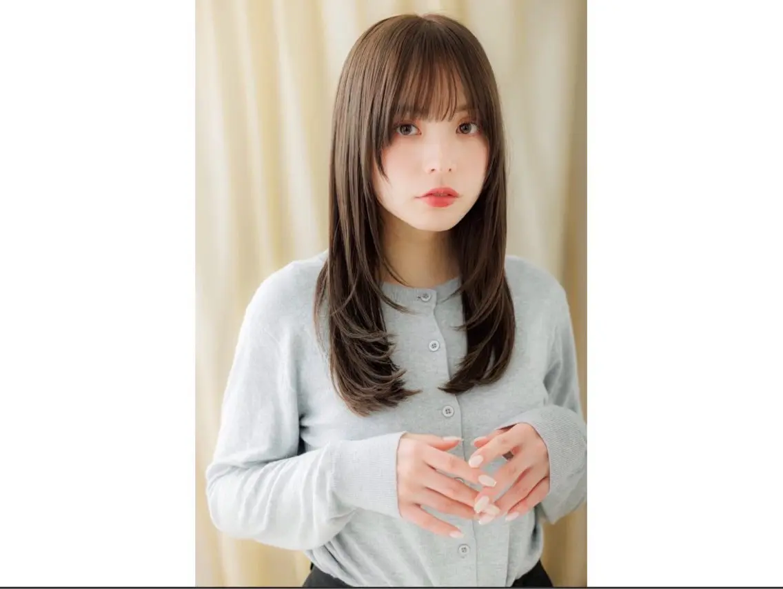 ロング カラー ヘアカラー 鈴木 はるかのヘアスタイル