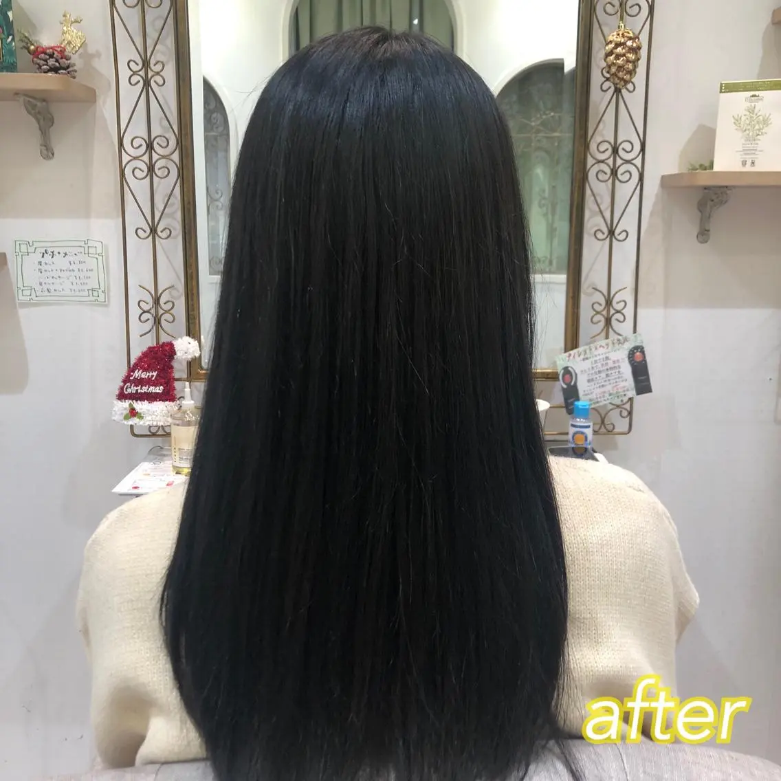 ロング カラー 透明感カラー オレンジ MYA 🤍kanaのヘアスタイル