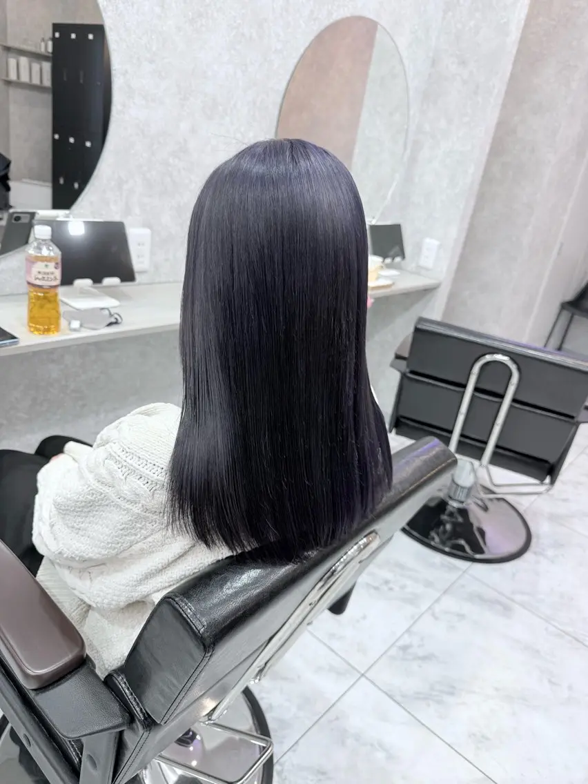 ミディアム カラー 🌺ハイトーン🌺 矢葺 なぎさ🌺🌺のヘアスタイル