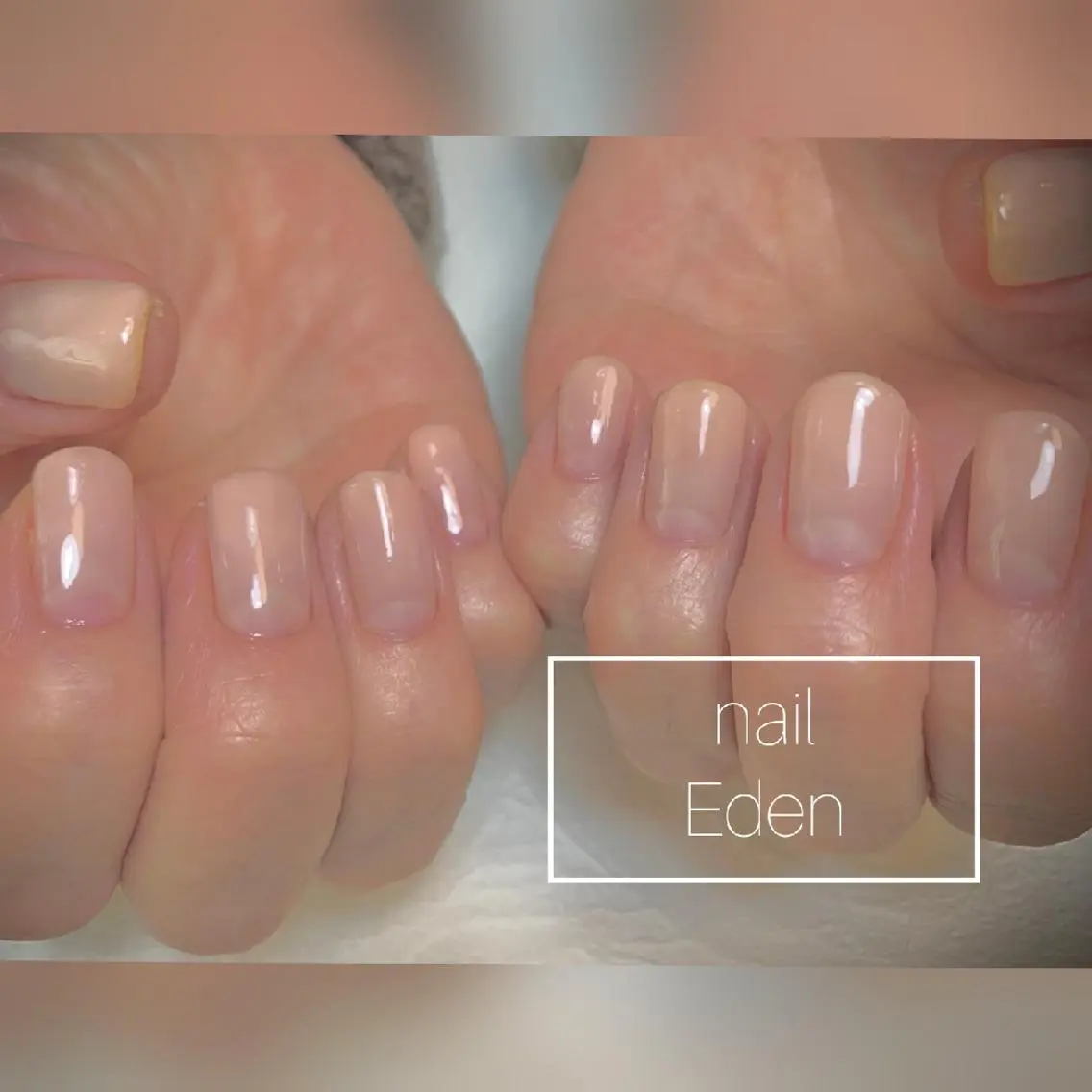 ネイル グラデーション 春ネイル Eden ♾️のネイルデザイン