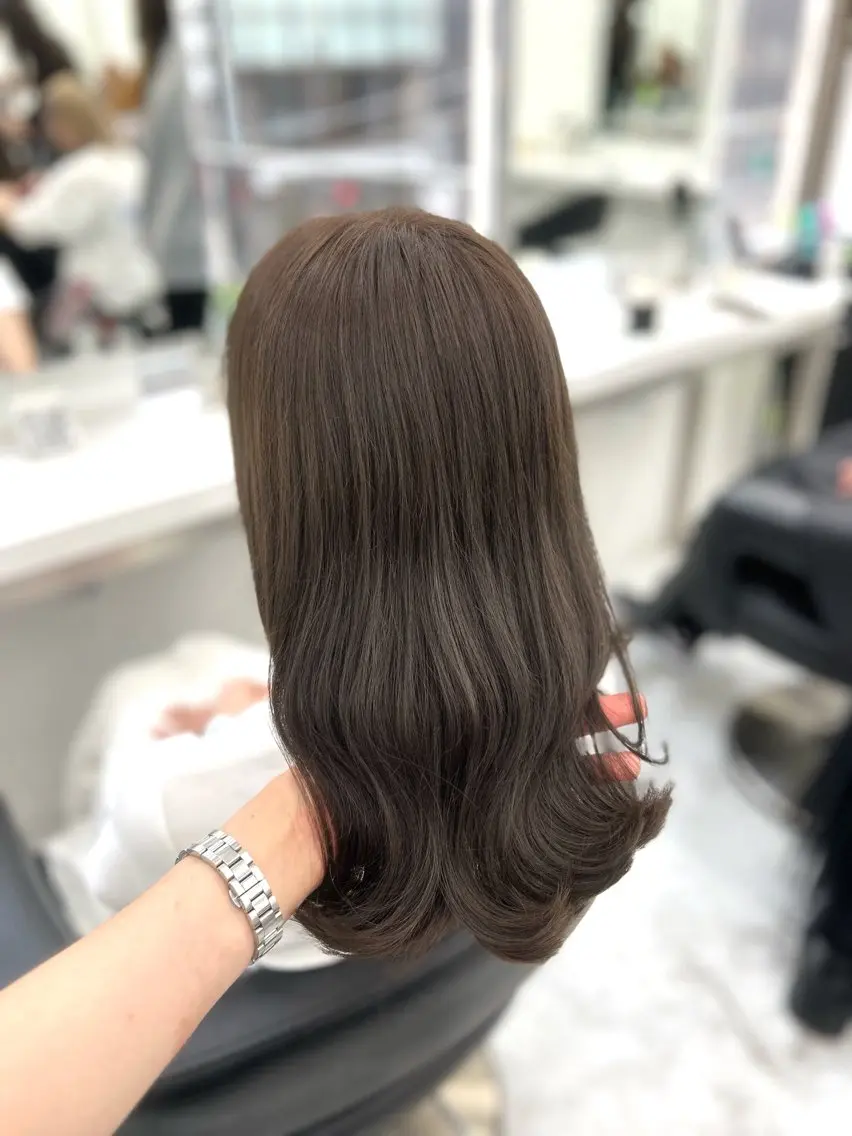 ロング カラー ふわっと抜け感🫧 ブラウンベージュ🤎のヘアスタイル