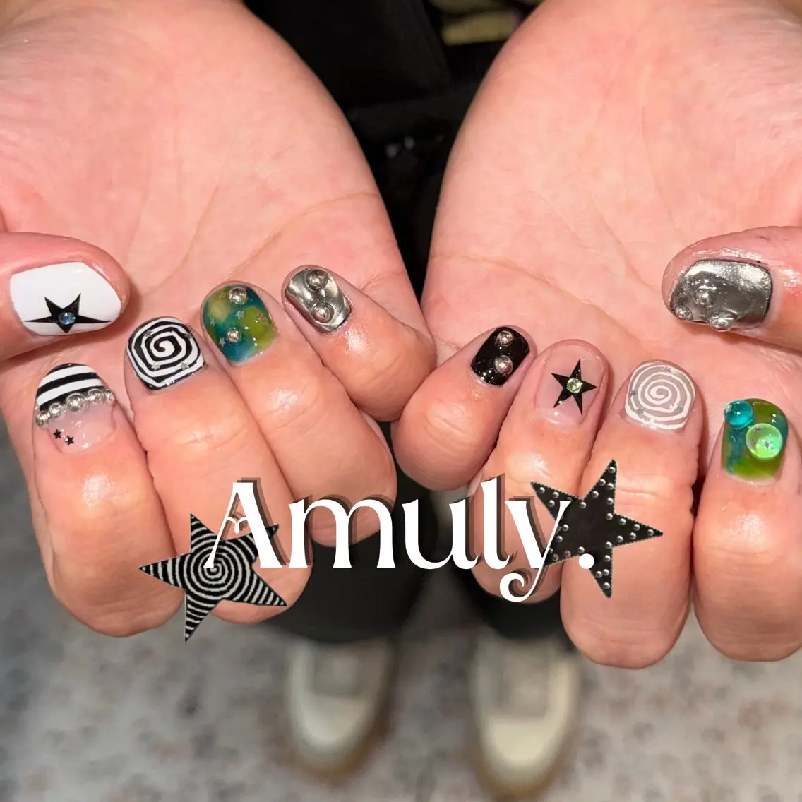 ネイル ハンドネイル Amuly. Narumiのネイルデザイン