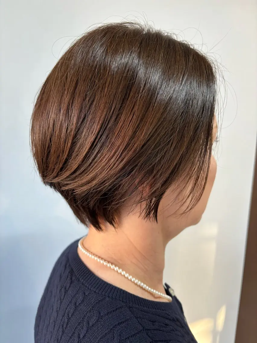 ショート カット 伊藤 那月のヘアスタイル